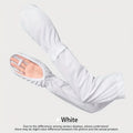 UPF 50+ UV Protection Arm Sleeves – Cooling Summer Sun Sleeves UV Arm Sleeves Nixie WHITE