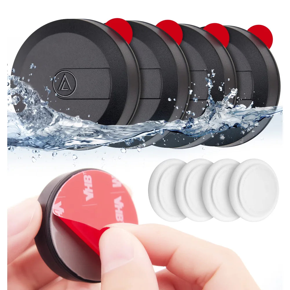 Waterproof Apple AirTag Holder Case with Adhesive Sticker GPS Tracker Case Nixie