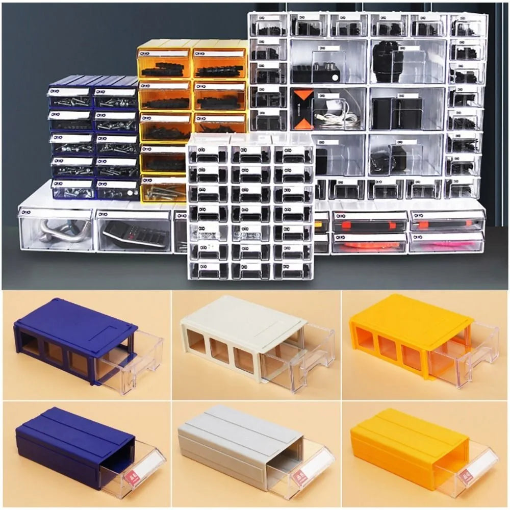 Drawer Style Plastic Storage Box – Screws & Parts Organizer