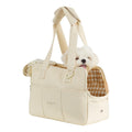 ONECUTE Portable Pet Carrier Sling Bag for Cats & Dogs Pet Carrier Bag Nixie Beige bag M