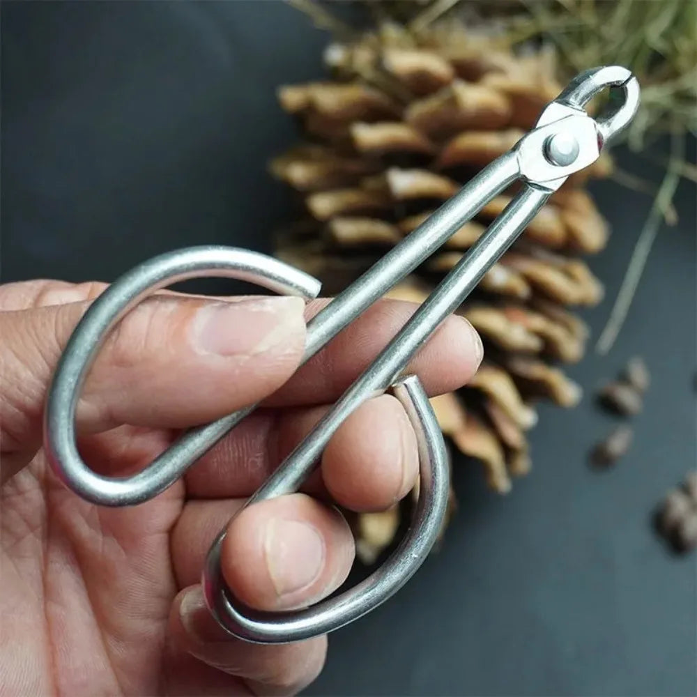 Pine Nut Cracker Pliers – Stainless Steel Nut Opener Tool
