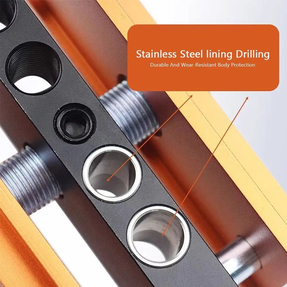 Vertical Drill Locator Clamp – Precision Wood Hole Positioner