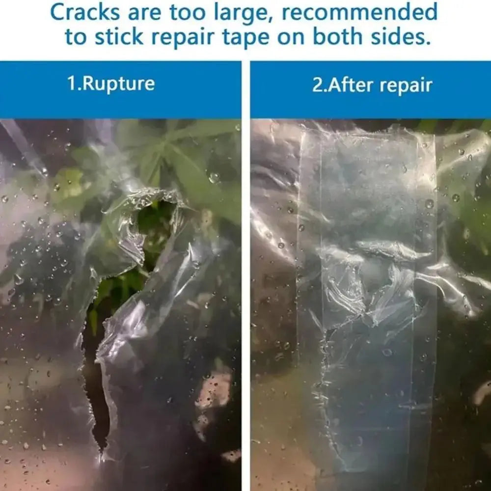 UV Resistant Greenhouse Repair Tape – Strong Adhesion Film Patch