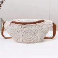 Bohemian PU Leather Waist Bag – Crossbody Beach Chest Bag Waist & Crossbody Bag Nixie Brown
