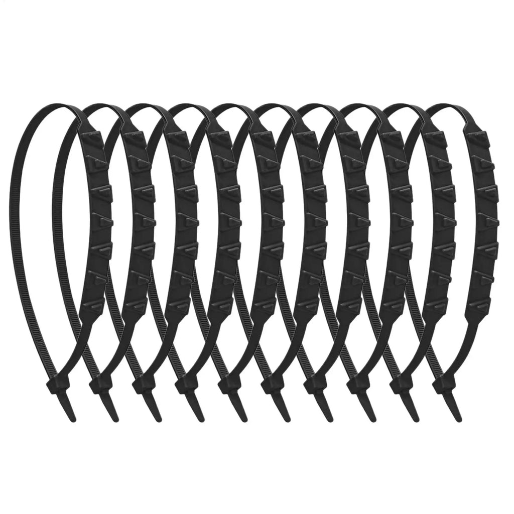 10-Pack Motorcycle Anti-Slip Snow Tire Straps – Reusable Motorcycle Snow Chains Nixie