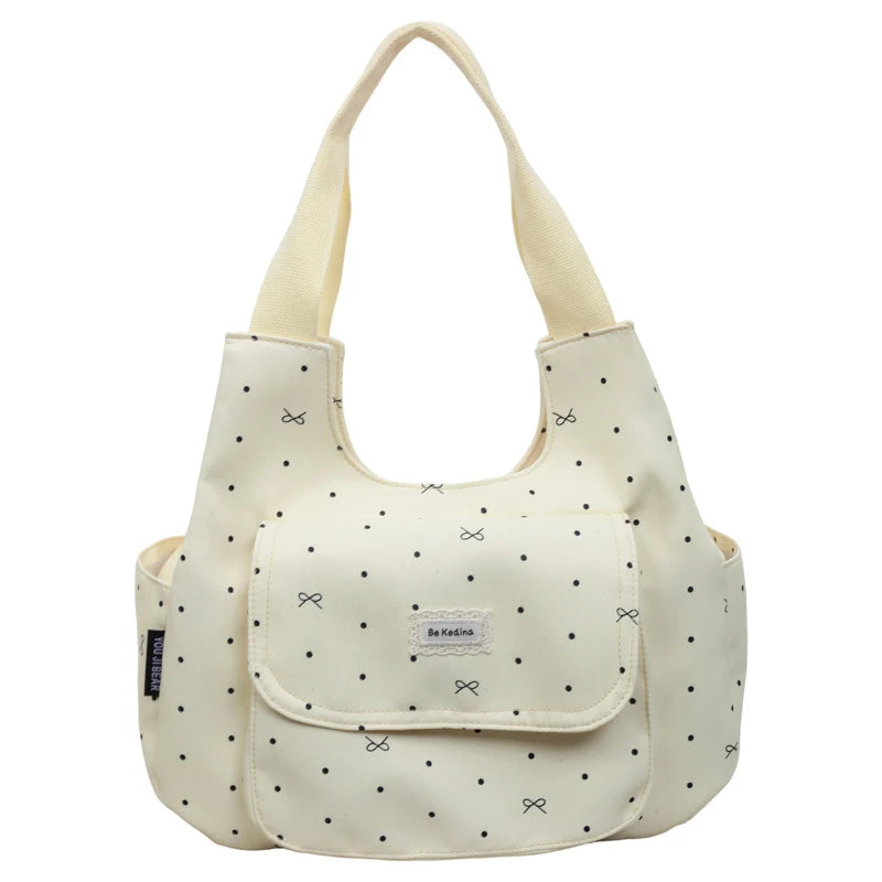Korean Polka Dot Crossbody Tote Bag – Lightweight Women's Bag Crossbody Tote Bag Nixie