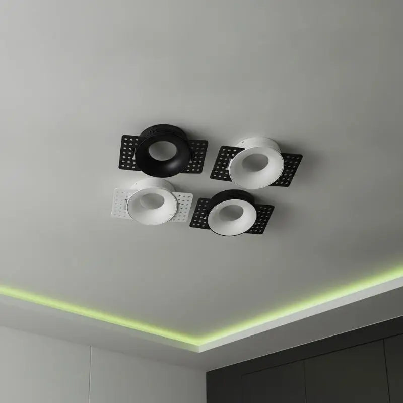 Frameless Recessed GU10 MR16 LED Ceiling Downlight Fitting Recessed Downlight Fitting Nixie