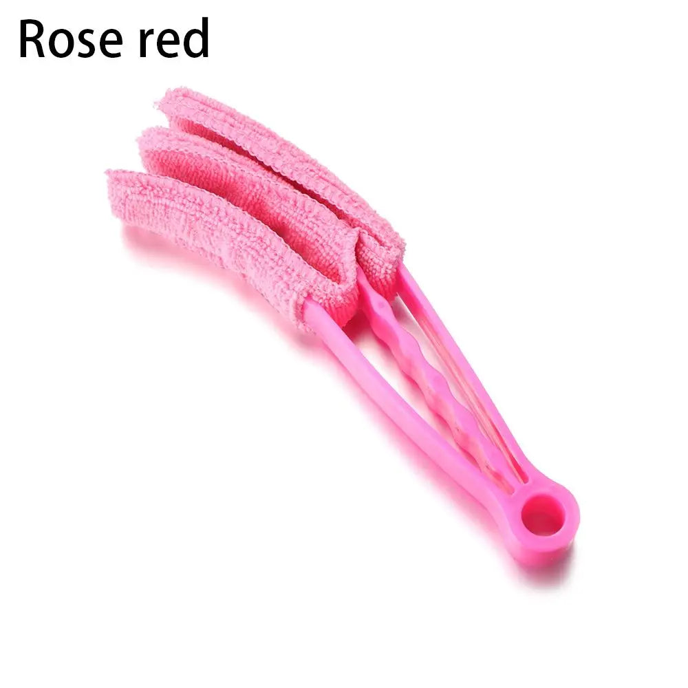 Microfiber Venetian Blind Cleaner Brush – 3-Arm Duster Clip