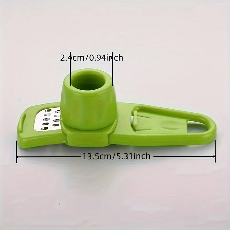 Mini Manual Garlic Press Grinder – BBQ Kitchen Food Mincer Garlic Press Grinder Nixie green