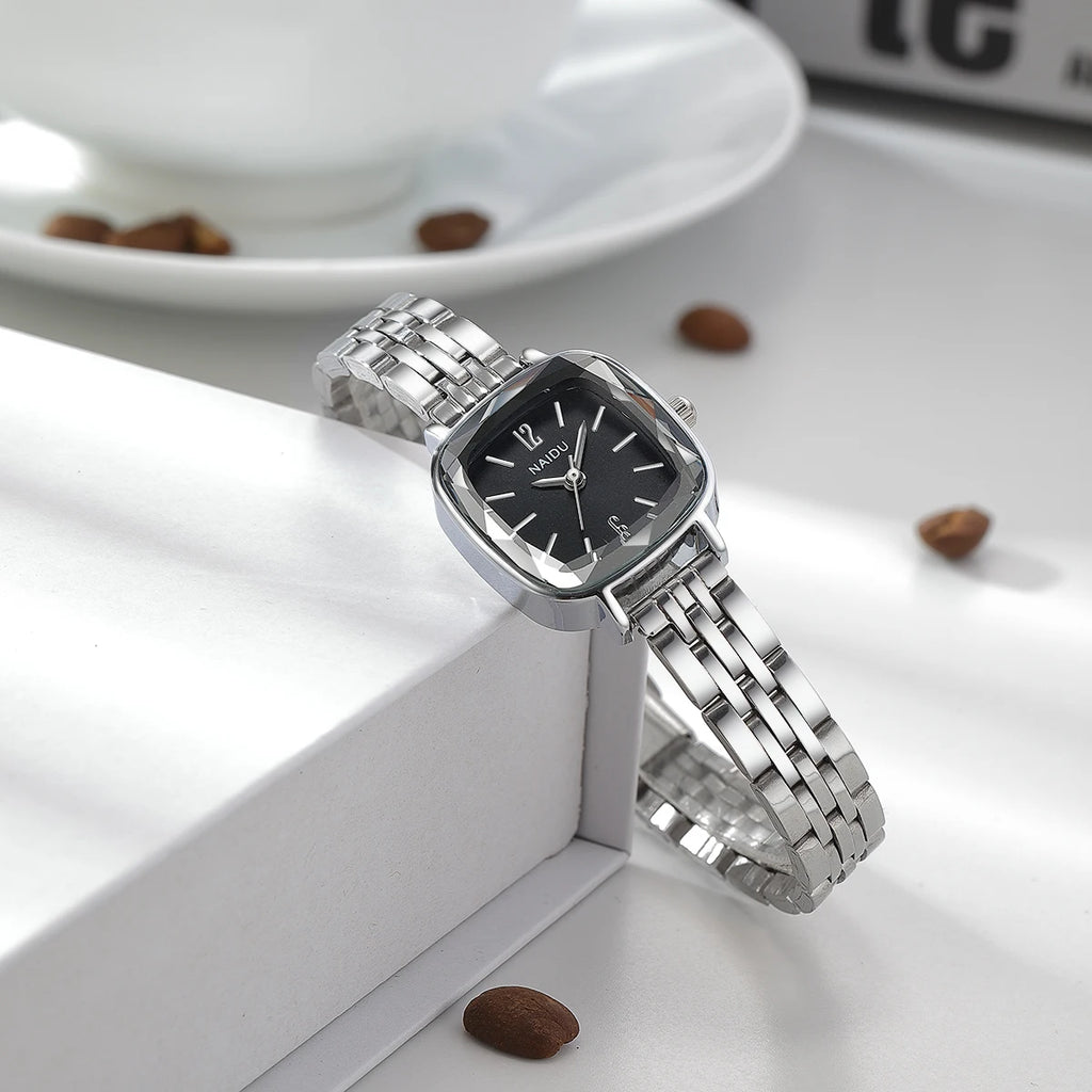 Women's Stainless Steel Quartz Watch – Minimalist & Chic Women's Quartz Watch Nixie