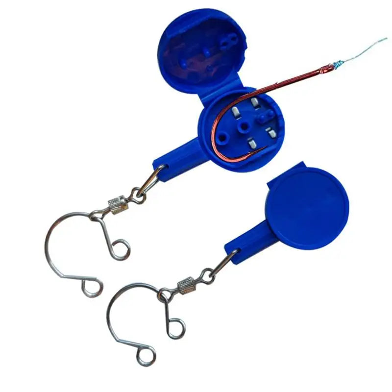 Fast Tie Fishing Knot Tying Tool with Line Cutter – 2 Pcs Fishing Knot Tool Nixie