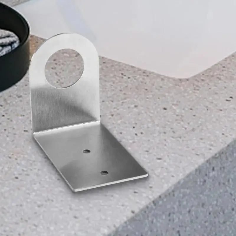 Wall-Mounted Soap Dispenser Holder | No-Drill Stainless Steel
