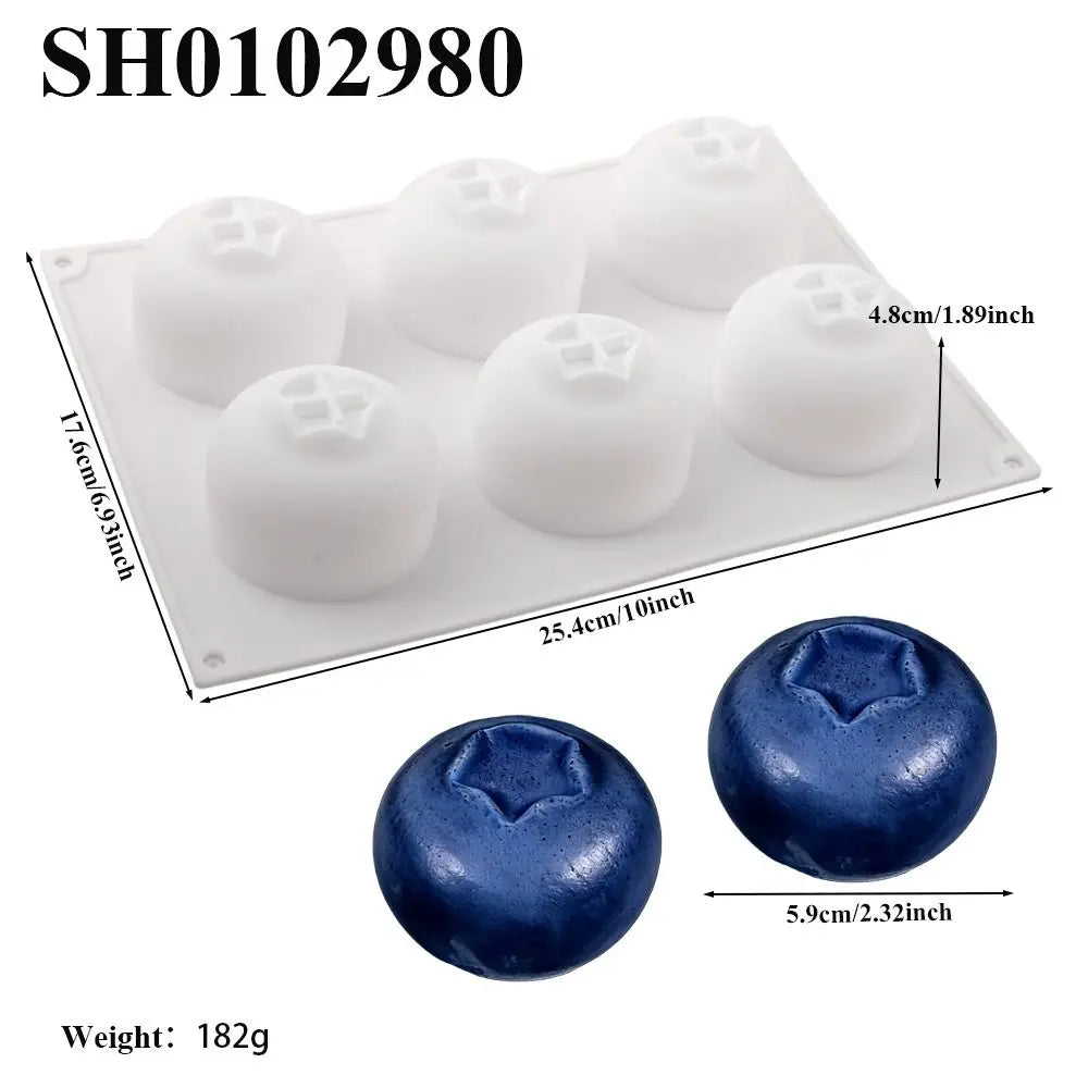 Food-Grade Silicone Blueberry Mousse Cake Mold | BPA Free