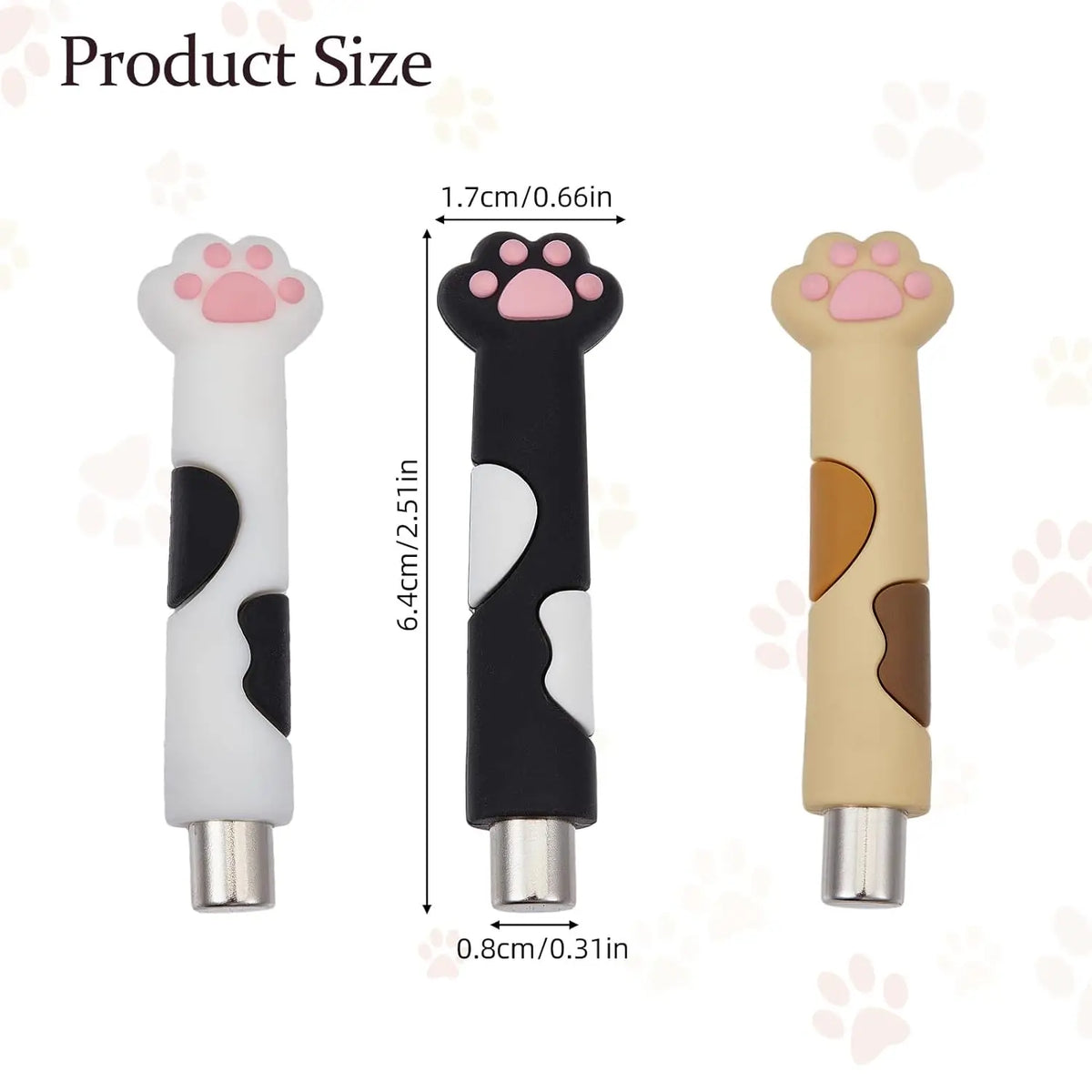 Cat Paw Nail Magnet Set for Cat Eye Gel Polish | Salon Tool Nail Art Magnet Nixie