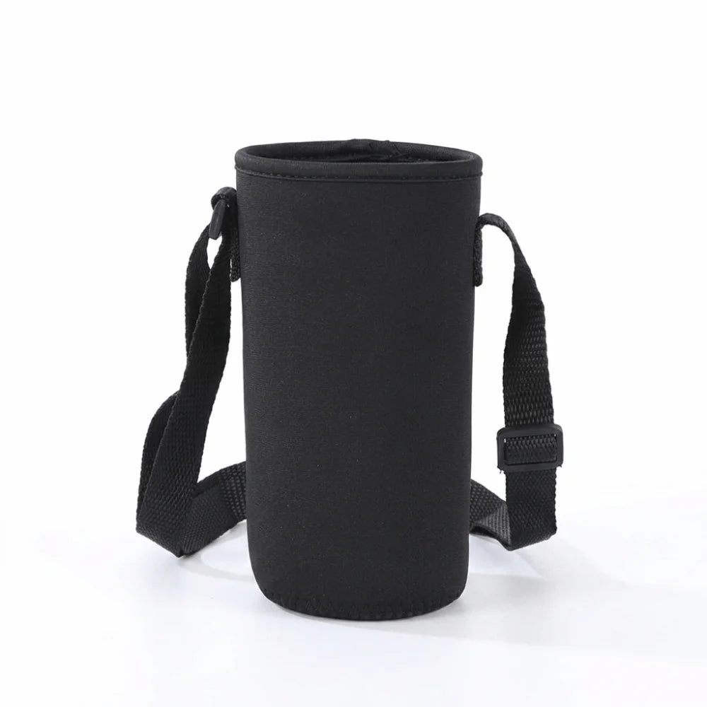 Neoprene Water Bottle Sleeve with Adjustable Shoulder Strap Bottle Sleeve Carrier Nixie 16-8cm
