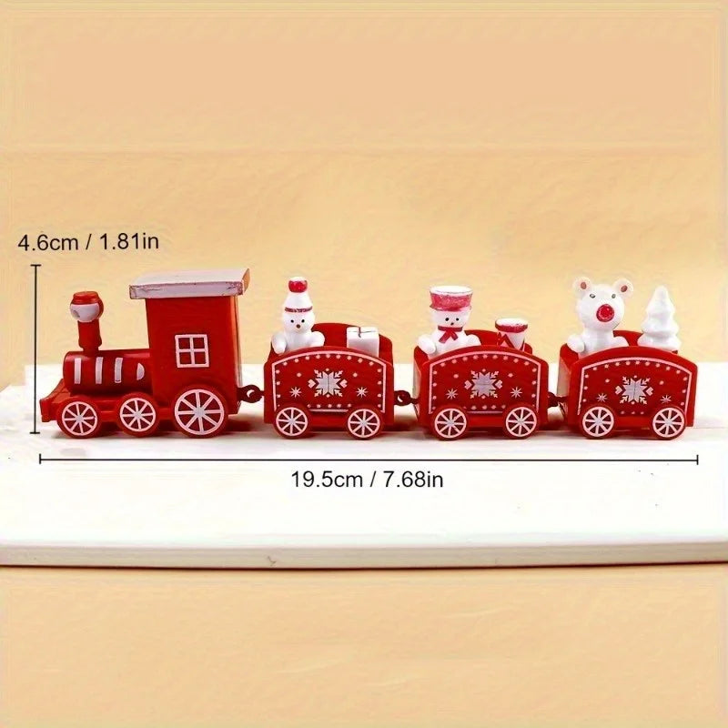 Christmas Train Ornament Zinc Alloy Festive Tree & Table Decor Christmas Ornament Nixie