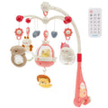 Baby Crib Mobile with Music, Lights & Remote Control Baby Crib Mobile Nixie red
