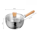 FEB.WIND Yukihira Stainless Steel Saucepan with Lid & Hook Yukihira Saucepan Nixie 20cm