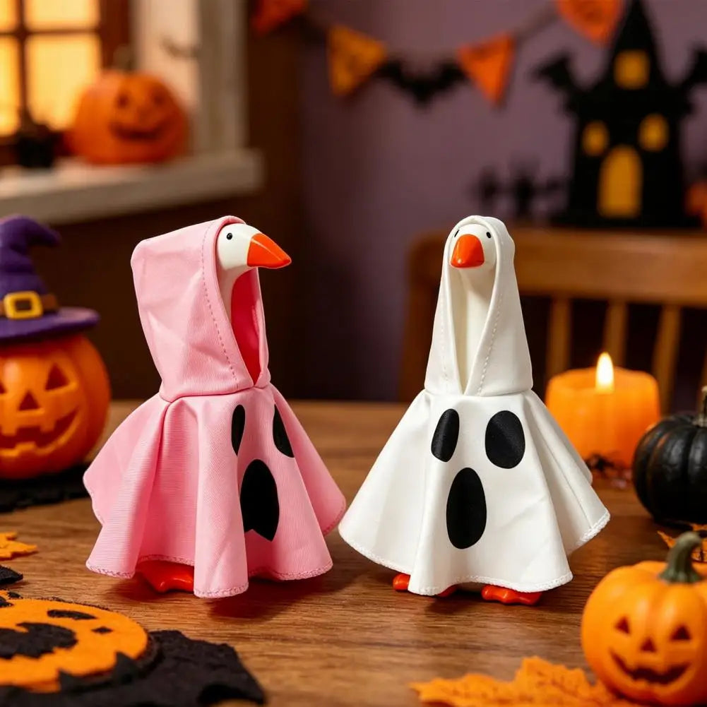 Halloween Goose Statue Costume – Witch Cape, Hat & Hoodie 7"