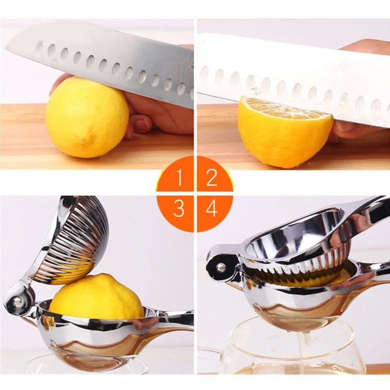 Manual Citrus Lemon Squeezer – Zinc Alloy Steel Juicer Press Citrus Juicer Press Nixie