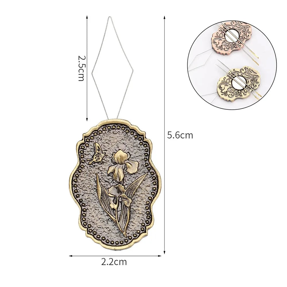 Needle Holder & Threader for Cross Stitch & Embroidery