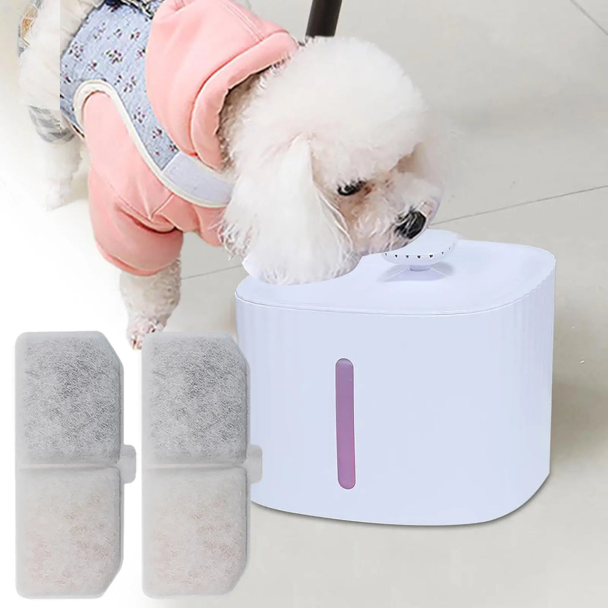 Pet Water Fountain Replacement Filters – Activated Carbon 4/10 Pack Pet Fountain Filter Nixie