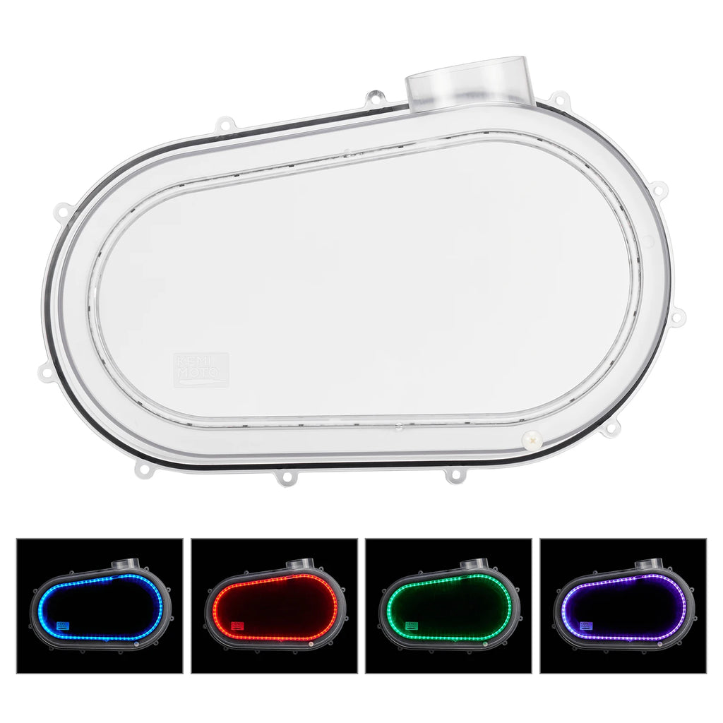 Clear CVT Clutch Cover RGB Lights – Can-Am Maverick X3 2017+ CVT Clutch Cover Nixie Clear