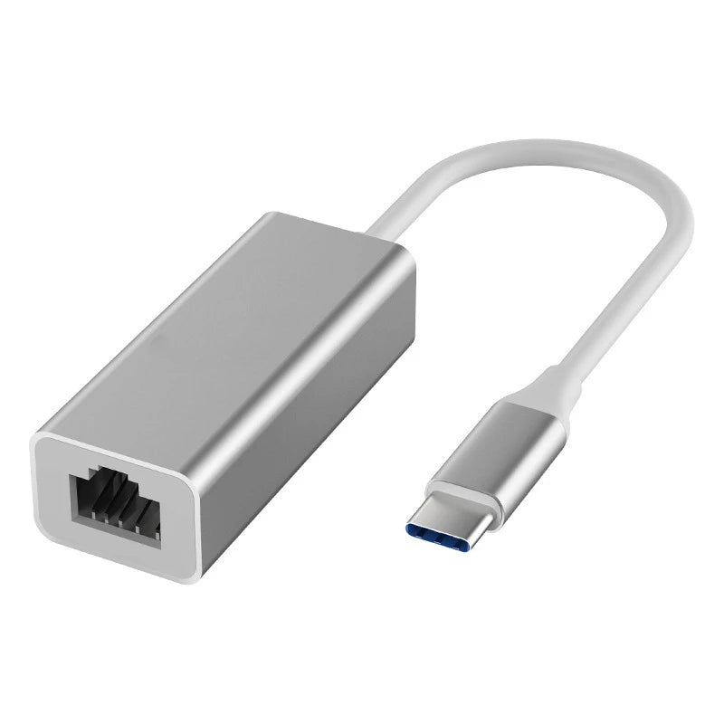 USB Type-C to RJ45 Gigabit Ethernet Adapter 10/100/1000Mbps