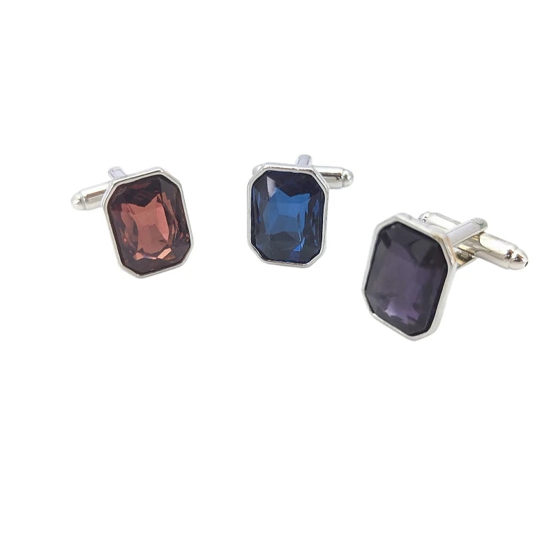 Men's Zirconia Cufflinks – Luxurious Dress Shirt & Suit Style Men's Cufflinks Nixie