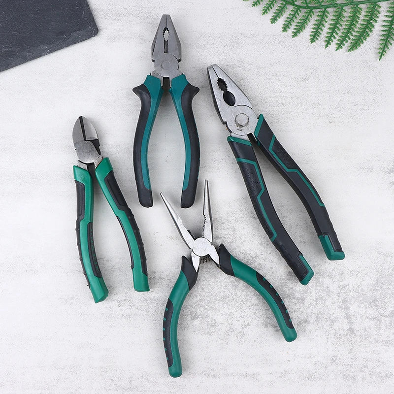 6/8 Inch Steel Wire Cutter – Pointed Nose & Diagonal Pliers Hand Tool Pliers Nixie