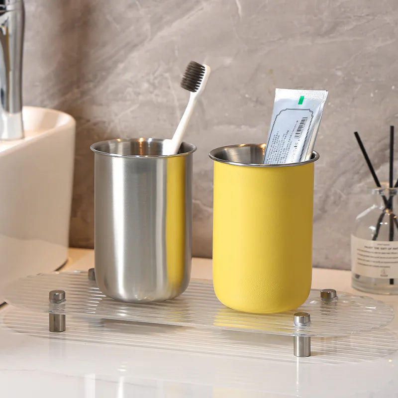 304 Stainless Steel Mouthwash Cup – Hotel Bathroom Wash Cup Bathroom Wash Cup Nixie