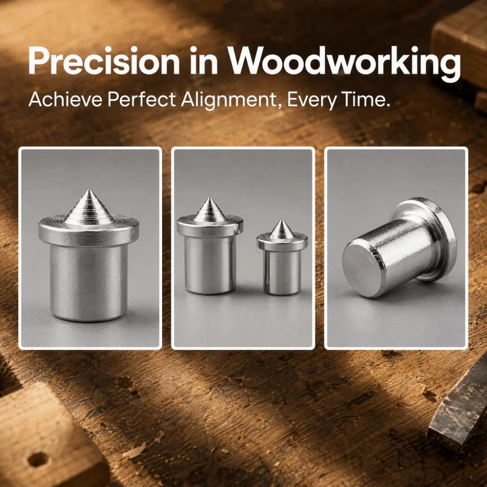 16pc Dowel Pin Centers Set 6/8/10/12mm Woodworking Alignment