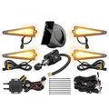 UTV Turn Signal Kit 110dB Horn LED Plug & Play | RZR Can-Am UTV Turn Signal Kit Nixie 4x Triangle Lights
