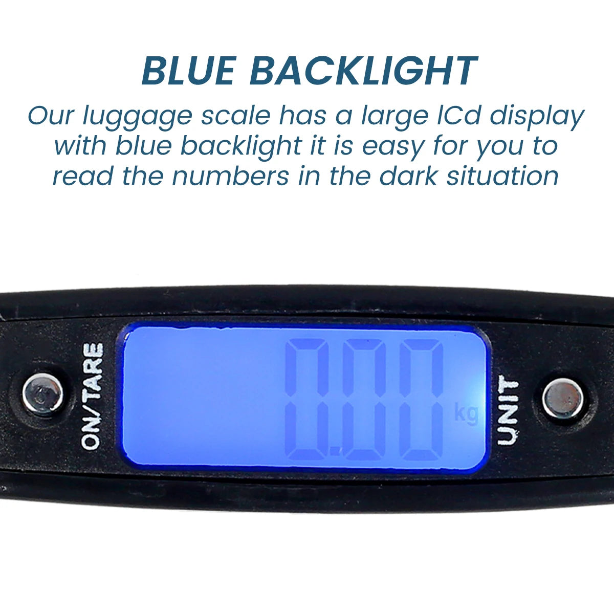 50kg Digital Luggage Scale – Portable Hanging Travel Scale