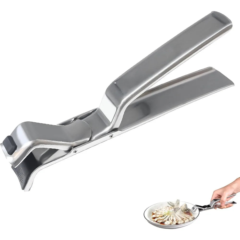 Stainless Steel Hot Plate Clips – Anti-Slip Pan & Bowl Gripper Kitchen Plate Gripper Nixie