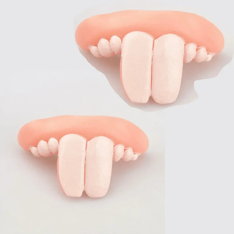 Funny Dog False Teeth – Halloween Cosplay Pet Costume Prop Novelty Pet Prop Nixie 2PCS