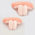 Funny Dog False Teeth – Halloween Cosplay Pet Costume Prop Novelty Pet Prop Nixie 2PCS