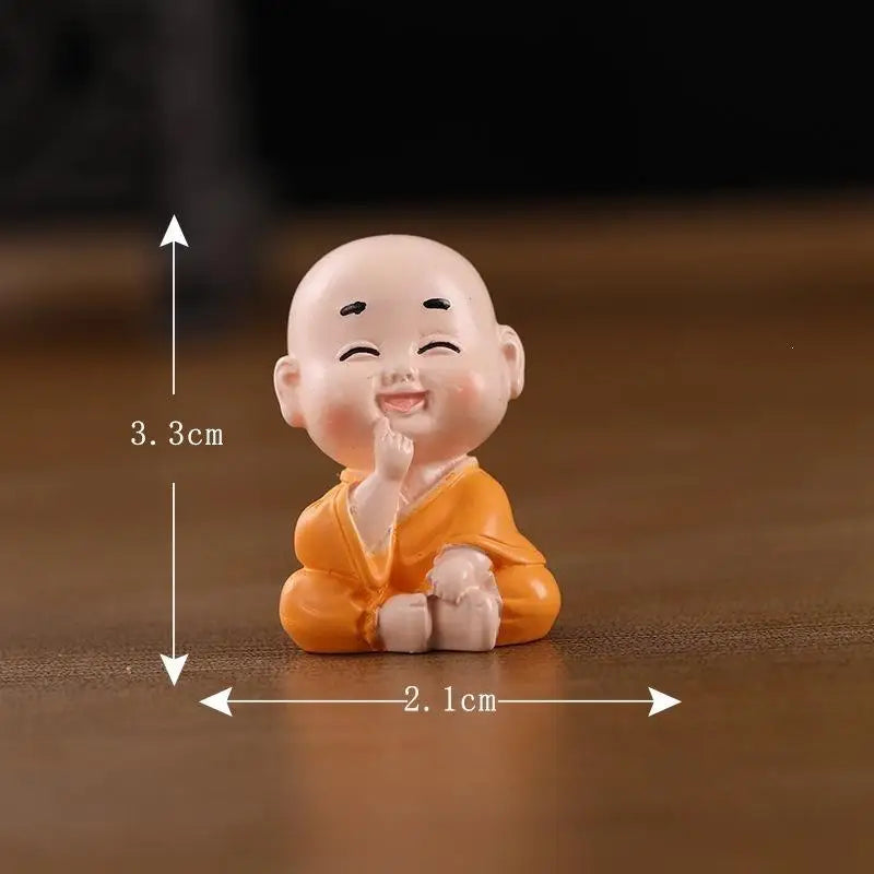Mini Monk Resin Figurine | Zen Garden & Terrarium Decor Resin Figurine Nixie A1