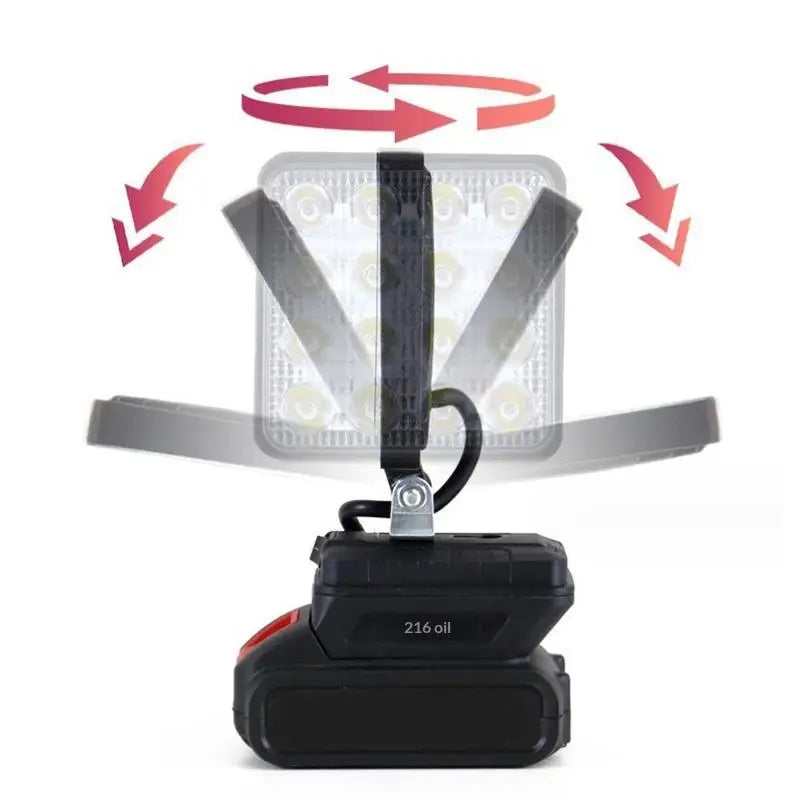 Makita 18V Battery LED Work Light – 1000 Lumen Flood Lamp