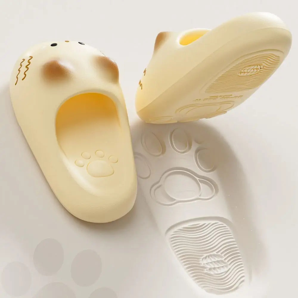Waterproof Cat Paw Slippers – Anti-Slip Soft Sole for Women Women's Slippers Nixie