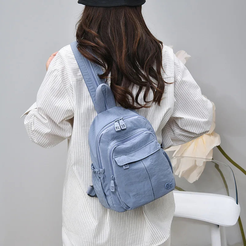 Women's Convertible Backpack Shoulder Bag – Lightweight Oxford Convertible Mini Backpack Nixie