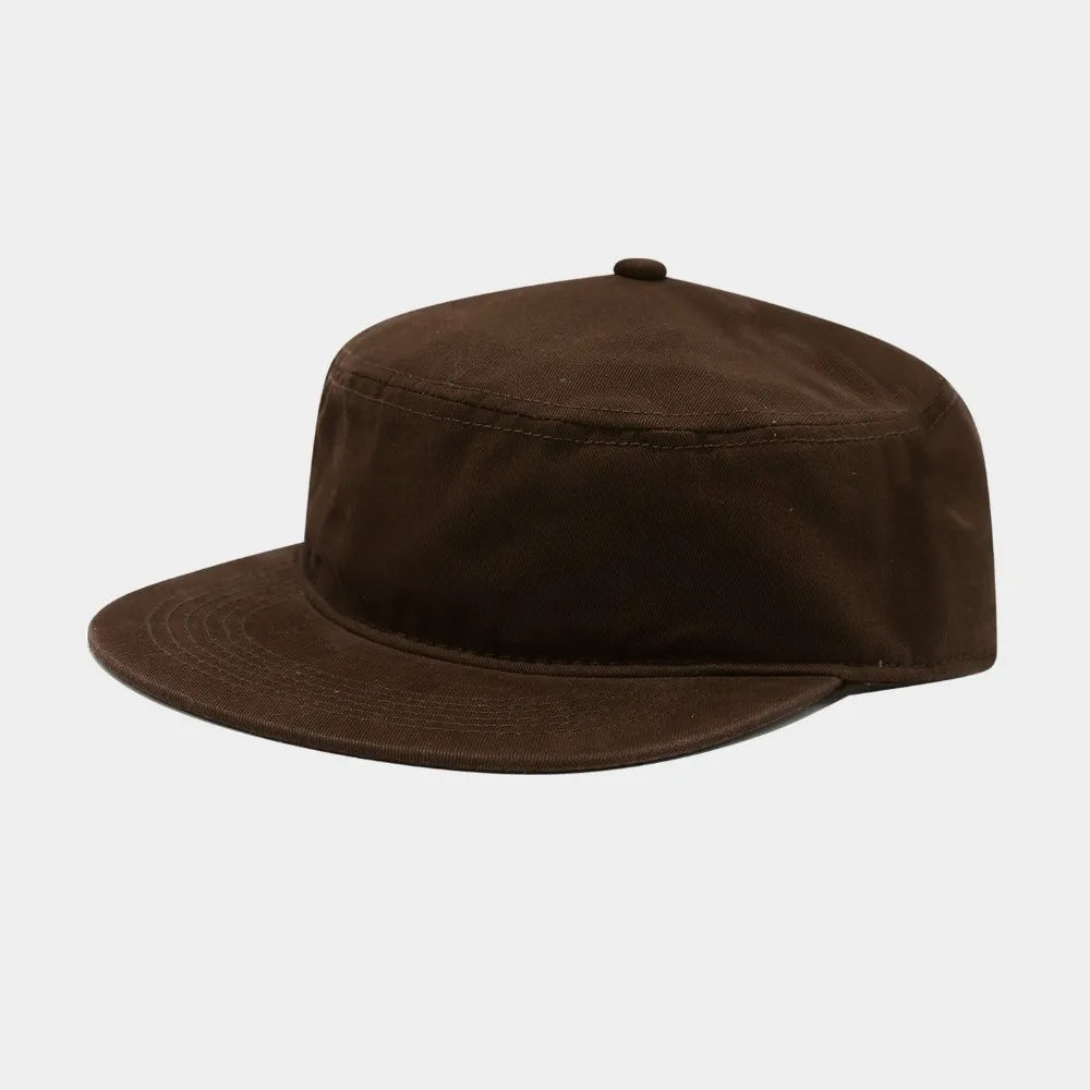 Flat Brim Baseball Cap – Unisex Adjustable Sun Hat