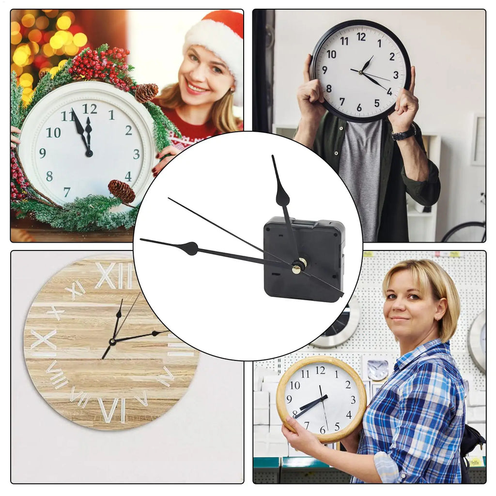 Silent Wall Clock Movement Mechanism – DIY Repair Kit with Hands Clock Movement Kit Nixie
