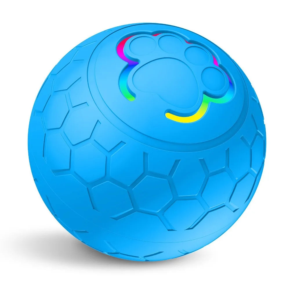 Interactive RGB Light-Up Rolling Dog Ball | Motion-Activated Toy