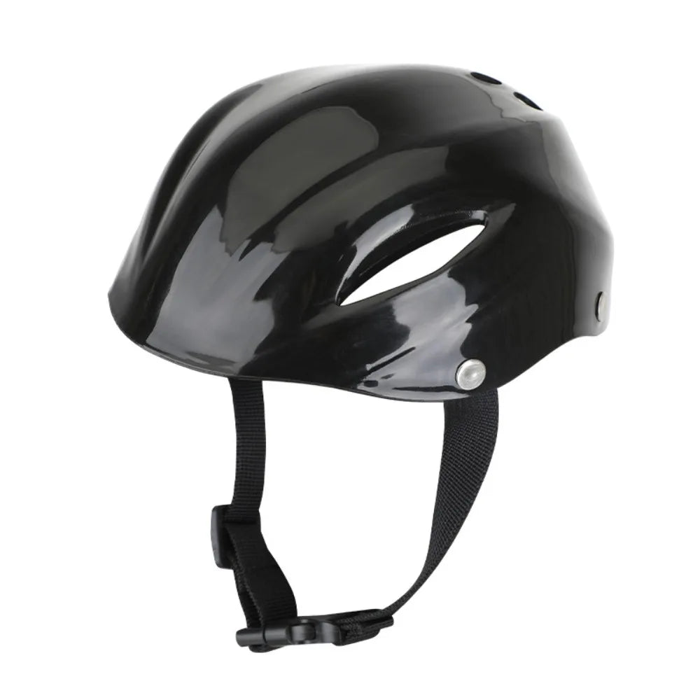 Breathable Pet Helmet for Dogs & Cats – Adjustable Nylon Strap Pet Helmet Nixie Black-S-