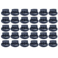 30pcs Metal Cord Locks Double Hole Spring Toggle Stoppers