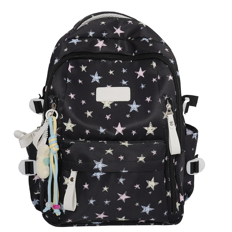 Korean Star Backpack – Large Capacity Student School Bag Student Backpack Nixie