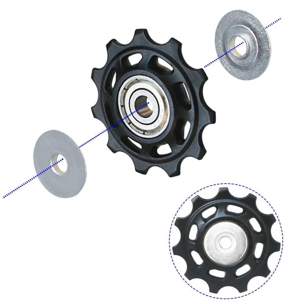 Bike Rear Derailleur Pulley Wheels 11T-14T | Shimano SRAM Derailleur Pulley Wheel Nixie