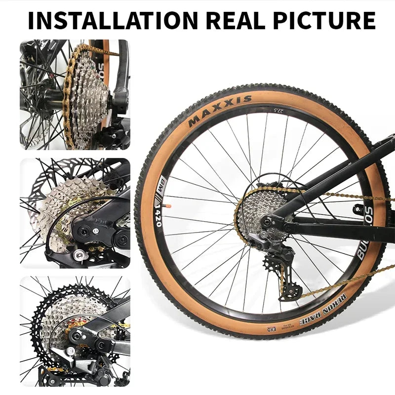 BUCKLOS 8-12 Speed Bike Cassette 36T-52T Shimano HG MTB Freewheel Bike Cassette Freewheel Nixie