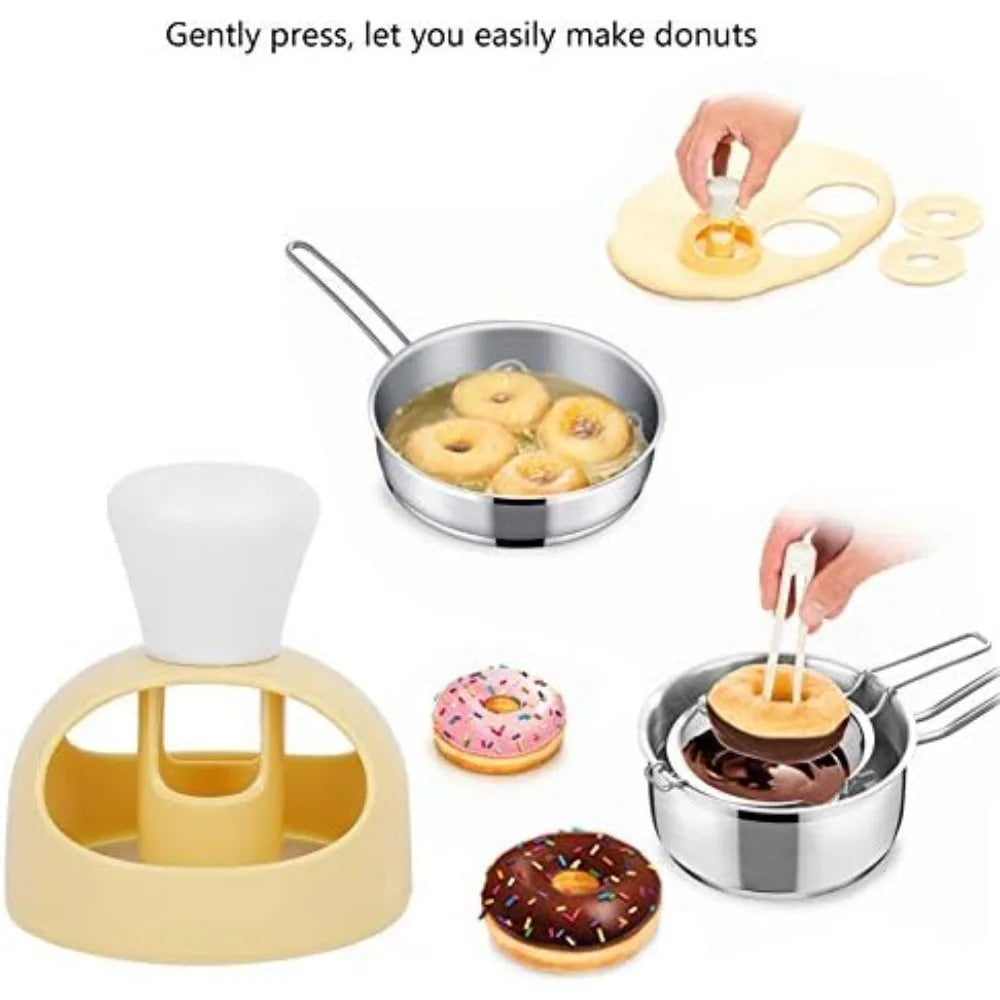 DIY Doughnut Cutter & Mold – Cookie Press Baking Tool
